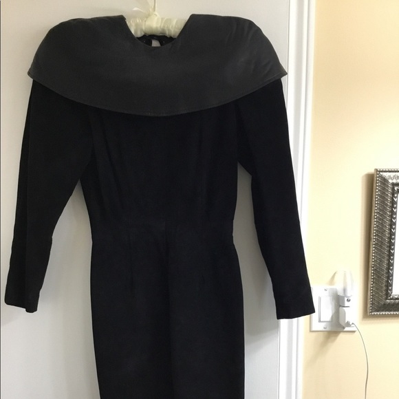 Daniel Leather and Suede Dress - Picture 1 of 5